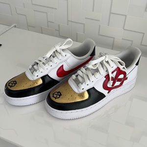 Nike Air Force I Hand Painted Chivas Brothers Sneakers